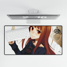 Load image into Gallery viewer, Anime Spice and Wolf Mouse Pad (Desk Mat)
