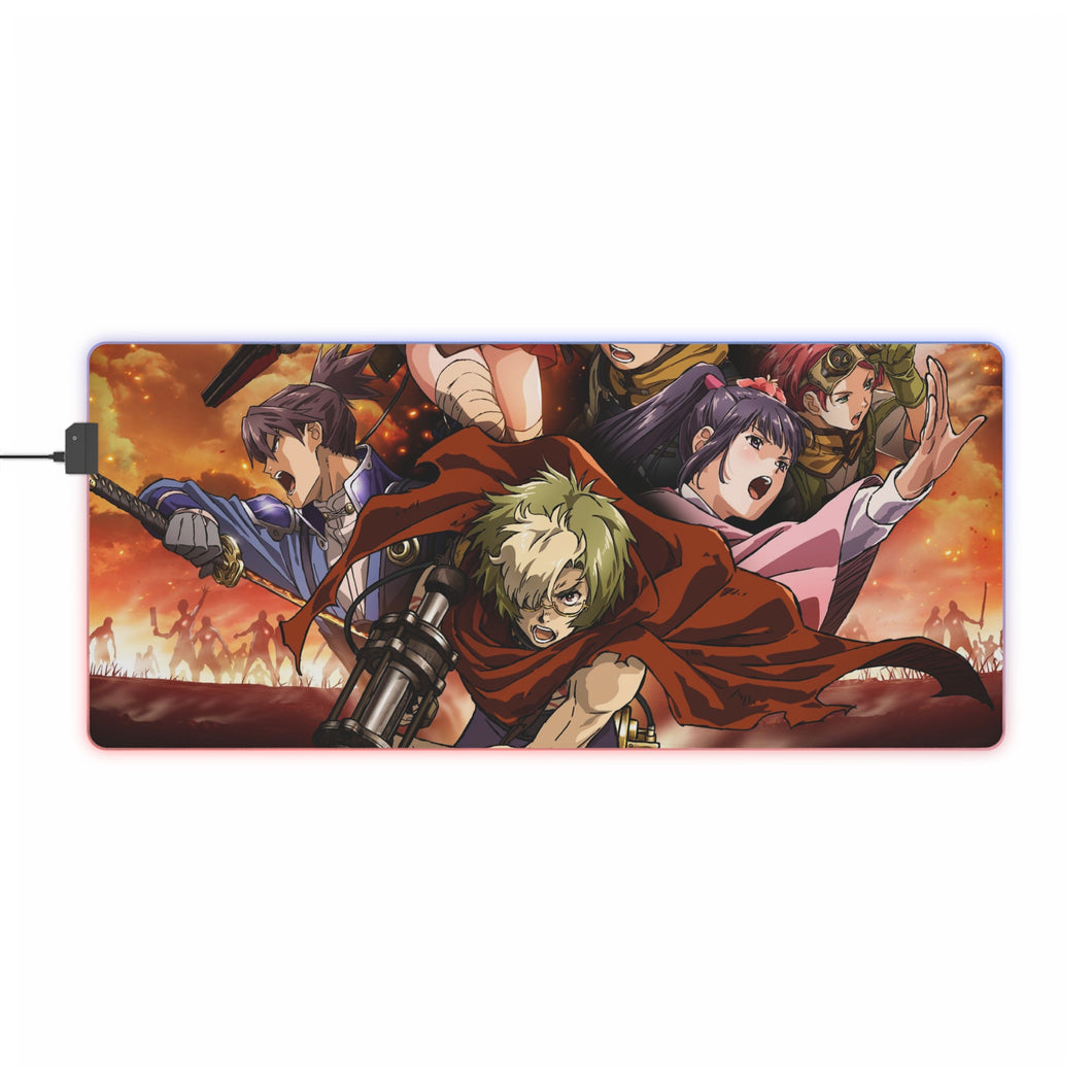 Kabaneri Of The Iron Fortress RGB LED Mouse Pad (Desk Mat)