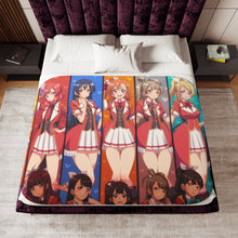 Load image into Gallery viewer, Love Live! Maki Nishikino, Kotori Minami, Umi Sonoda, Honoka Kousaka, Rin Hoshizora Sherpa Blanket
