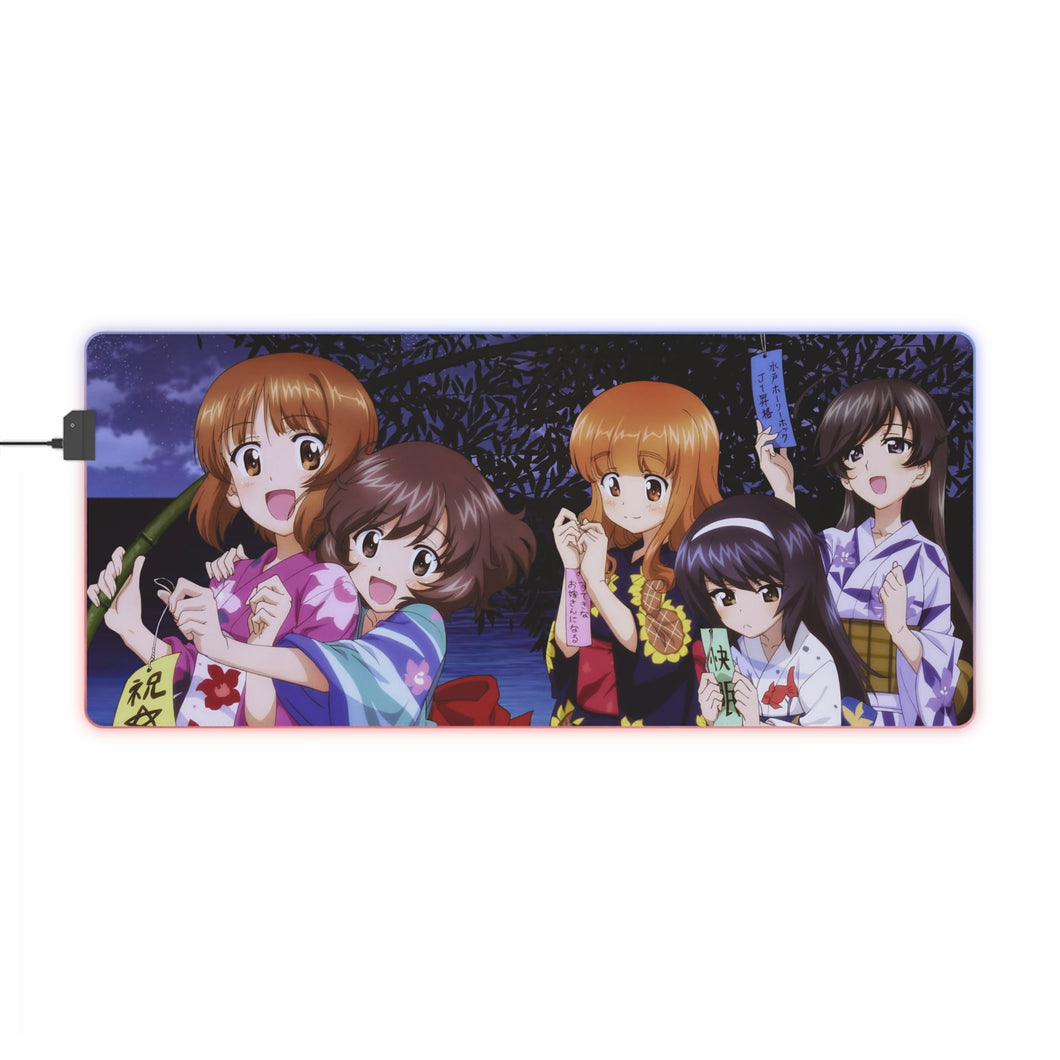 Girls und Panzer RGB LED Mouse Pad (Desk Mat)