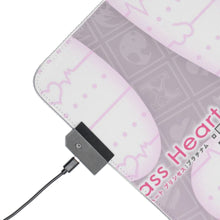Load image into Gallery viewer, Glass Heart Princess RGB LED Mouse Pad (Desk Mat)

