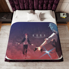 Load image into Gallery viewer, Karma Akabane VS Nagisa Shiota fight Sherpa Blanket
