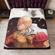 Load image into Gallery viewer, Saitama Sherpa Blanket
