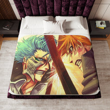 Load image into Gallery viewer, Ichigo vs Grimjoww Jeagerjaques Sherpa Blanket

