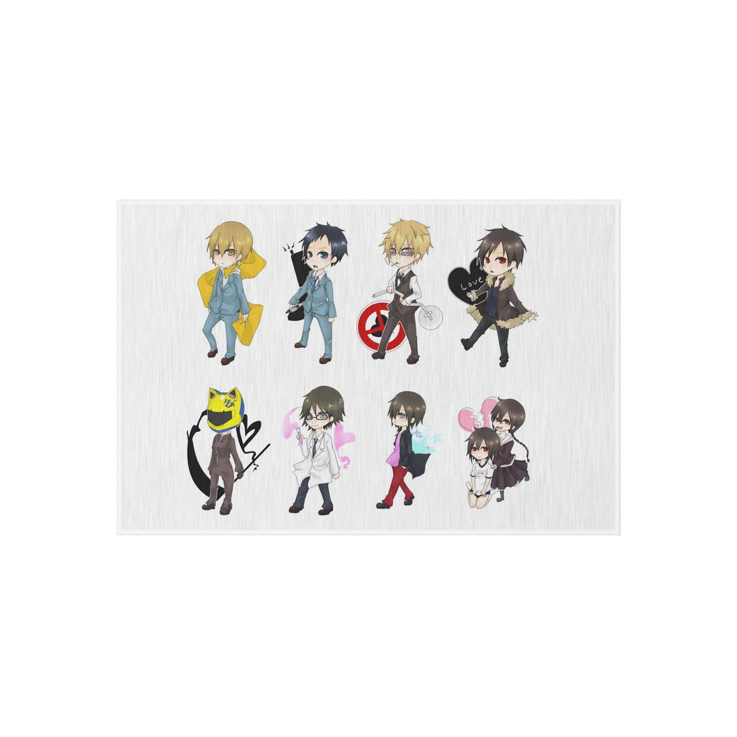 Durarara!! Izaya Orihara, Shizuo Heiwajima, Celty Sturluson, Masaomi Kida, Shinra Kishitani Rug