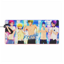 Load image into Gallery viewer, Free! Rin Matsuoka, Makoto Tachibana, Haruka Nanase, Nagisa Hazuki RGB LED Mouse Pad (Desk Mat)
