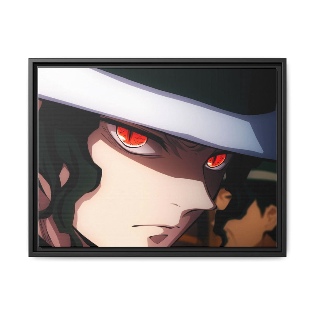 Muzan Kibutsuji Canvas Framed Art Print