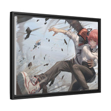Load image into Gallery viewer, Denji &amp; Makima Canvas Framed Art Print
