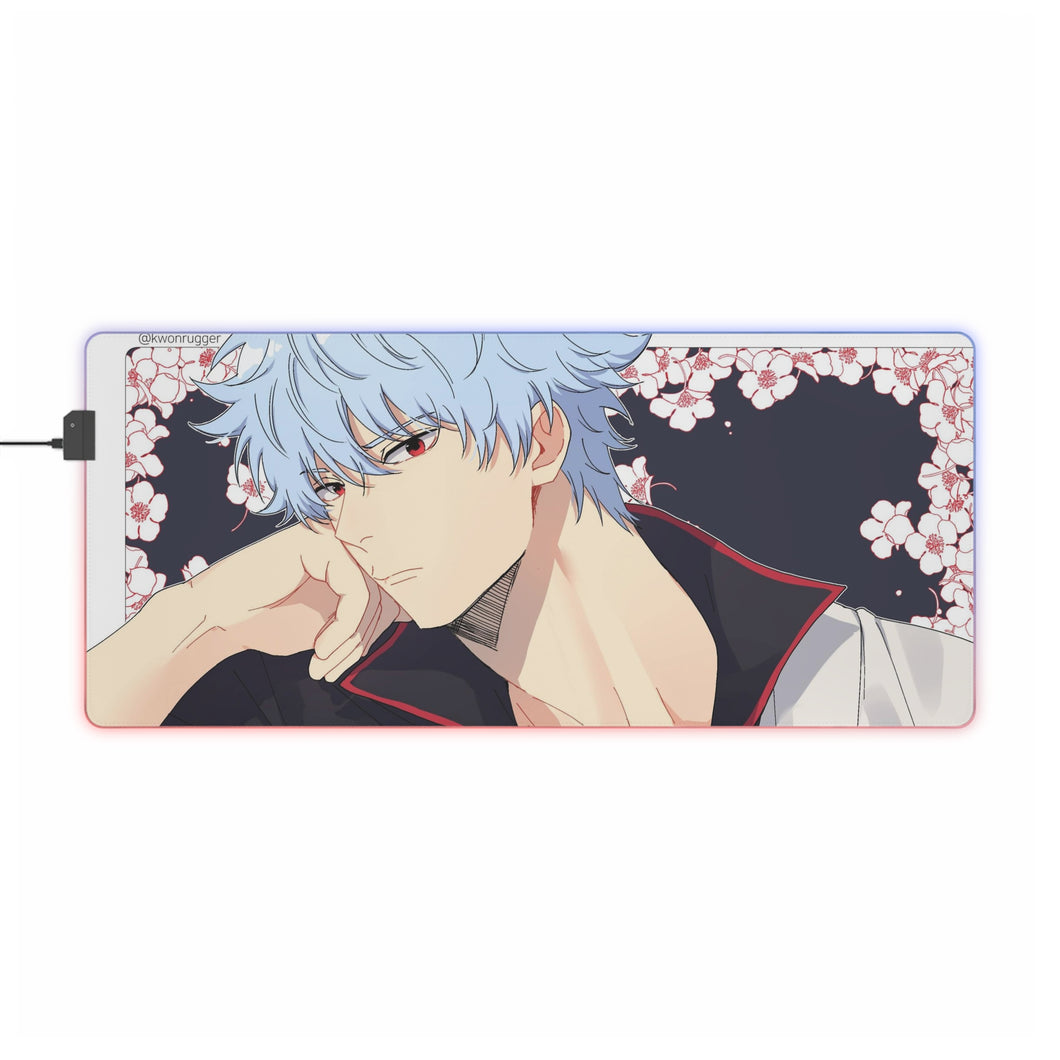 Gintama Gintoki Sakata RGB LED Mouse Pad (Desk Mat)