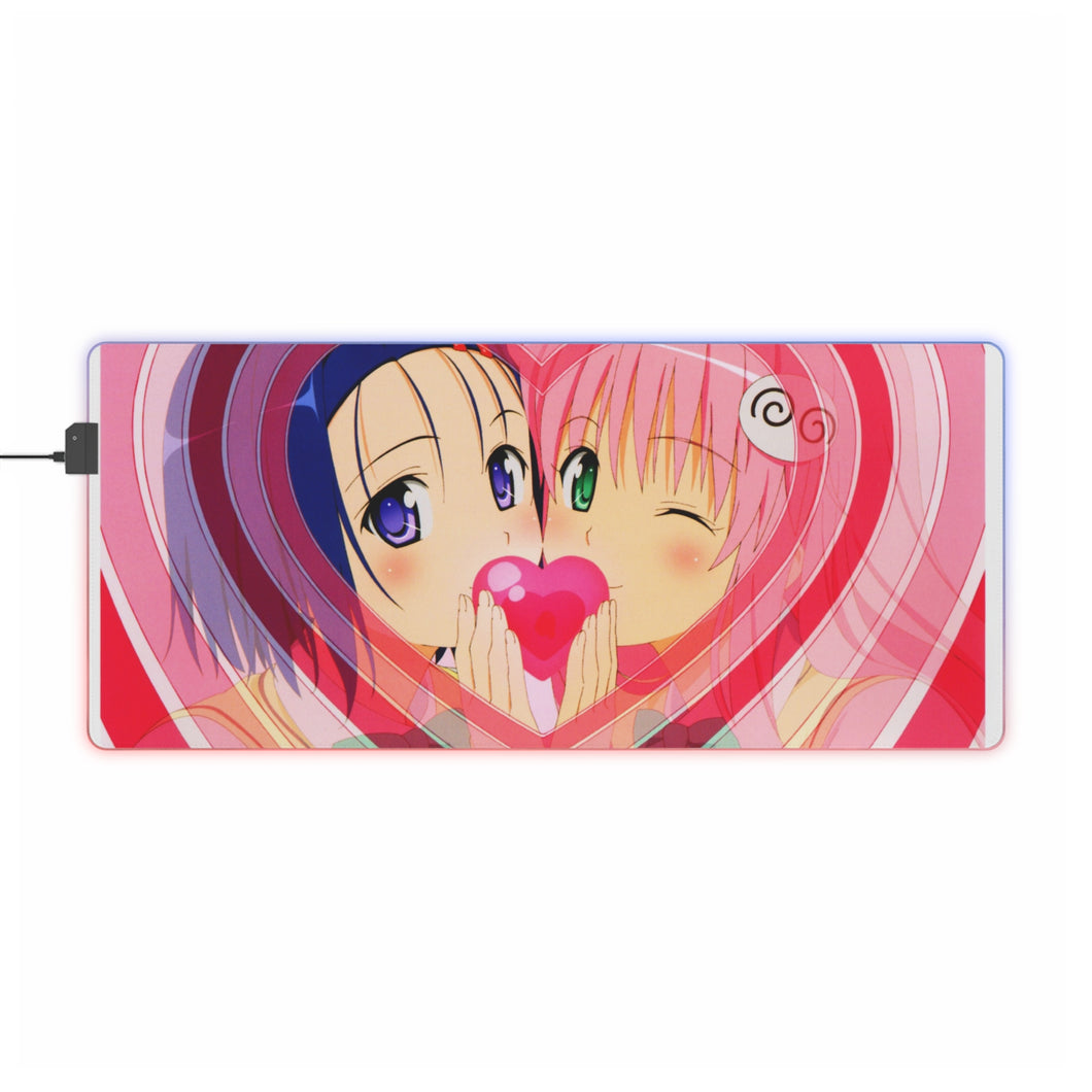 To Love-Ru RGB LED Mouse Pad (Desk Mat)