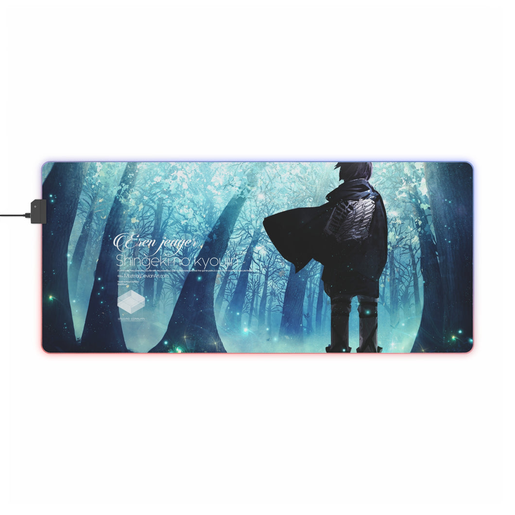 Anime Attack On Titan RGB LED Mouse Pad (Desk Mat)