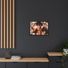 Load image into Gallery viewer, Eren Yeager (titan) Canvas Framed Art Print
