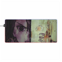 Load image into Gallery viewer, Naruto and Sasuke Half Face RGB LED Mouse Pad (Desk Mat)
