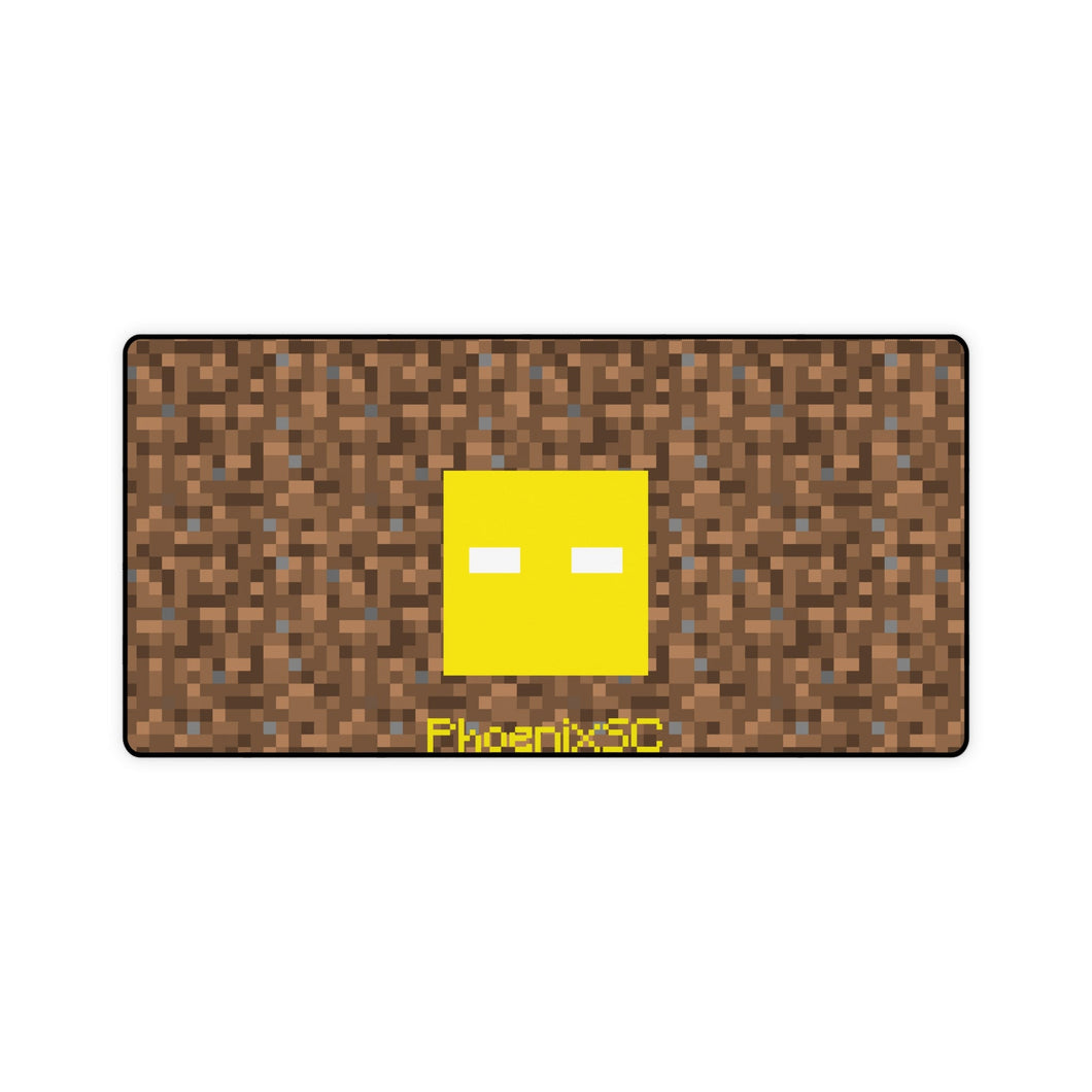 Minecraft head project 7 PhoenixSC Mouse Pad (Desk Mat)
