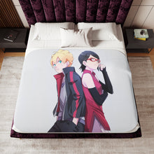Load image into Gallery viewer, Boruto Sherpa Blanket
