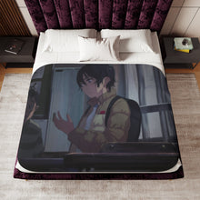 Load image into Gallery viewer, Anime ERASED Sherpa Blanket
