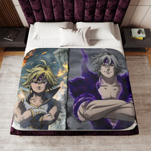 Load image into Gallery viewer, Anime The Seven Deadly Sins Sherpa Blanket
