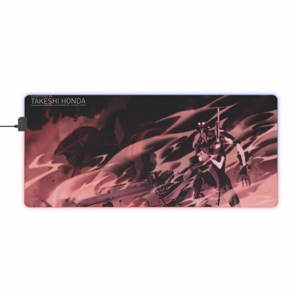 Neon Genesis Evangelion RGB LED Mouse Pad (Desk Mat)