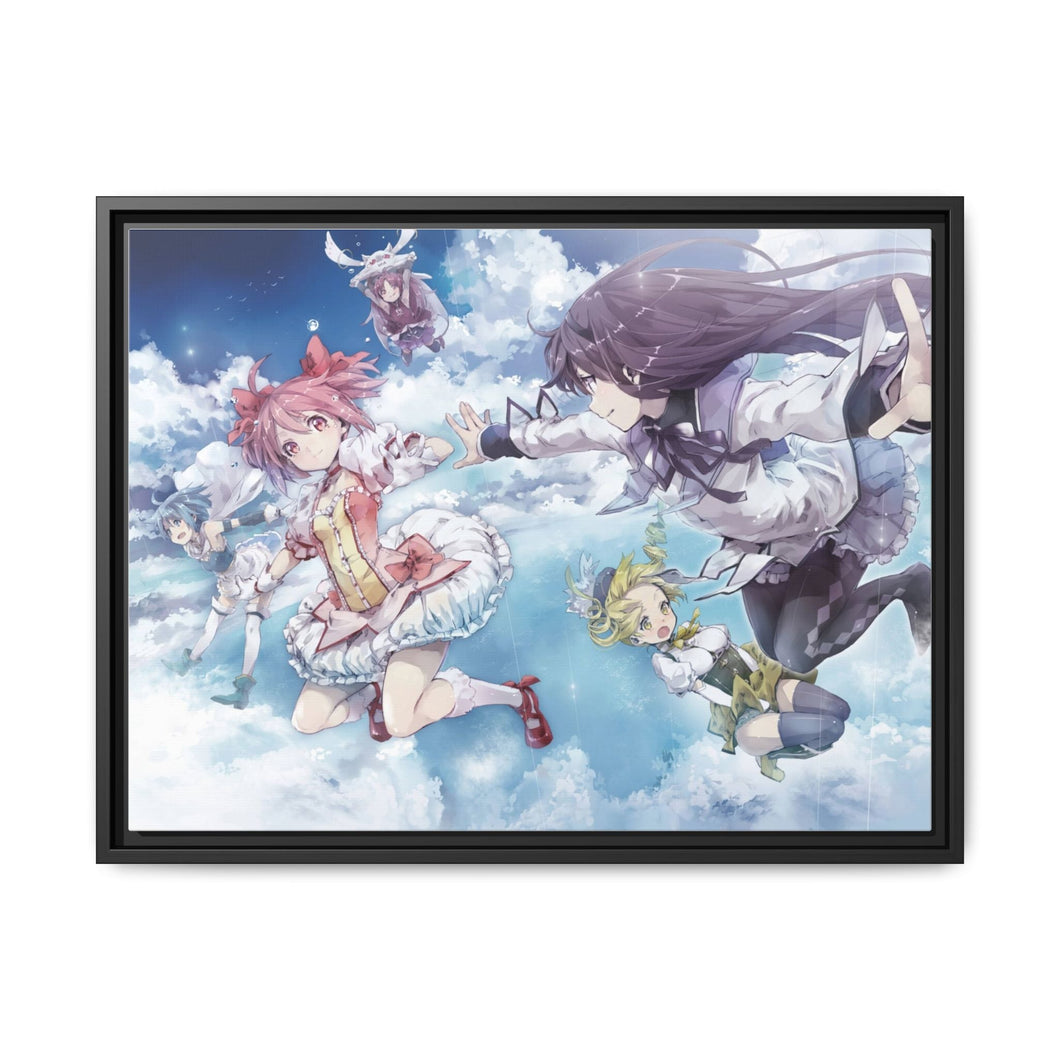 Anime Puella Magi Madoka Magicar Canvas Framed Art Print