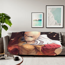 Load image into Gallery viewer, Saitama Sherpa Blanket
