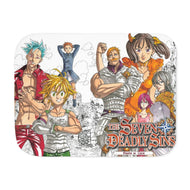 The Sins are all here Sherpa Blanket