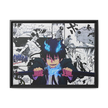 Load image into Gallery viewer, Blue Exorcist Rin Okumura Canvas Framed Art Print
