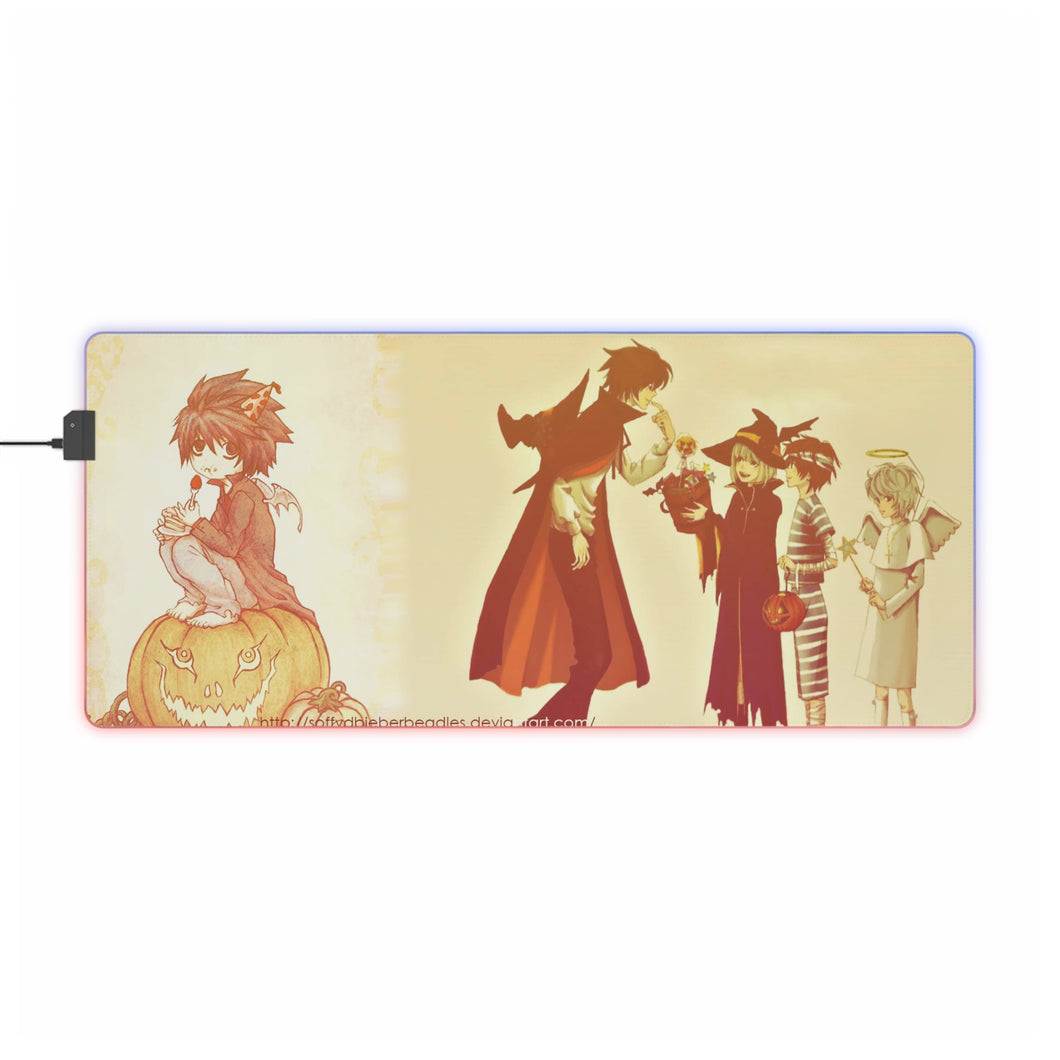 Anime Death Note RGB LED Mouse Pad (Desk Mat)