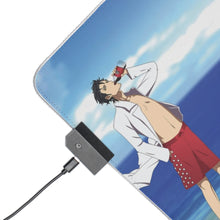 Load image into Gallery viewer, Makise Kurisu &amp; Rintarou Kyouma-Dr Pepper Addicts RGB LED Mouse Pad (Desk Mat)
