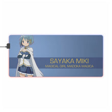 Load image into Gallery viewer, Puella Magi Madoka Magica Sayaka Miki RGB LED Mouse Pad (Desk Mat)

