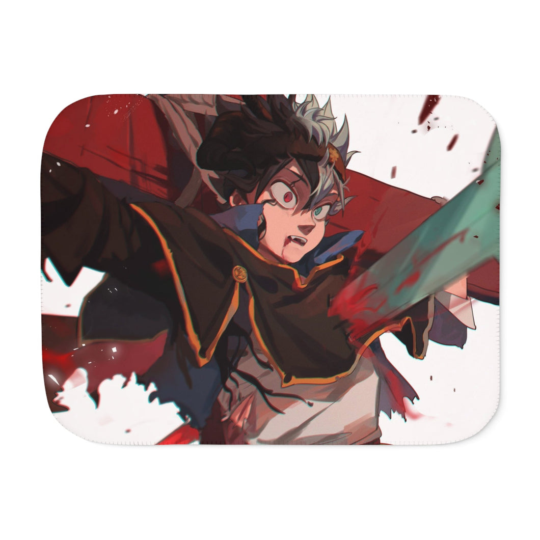 Anime Black Clover Sherpa Blanket