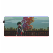 Load image into Gallery viewer, My Hero Academia Izuku Midoriya RGB LED Mouse Pad (Desk Mat)
