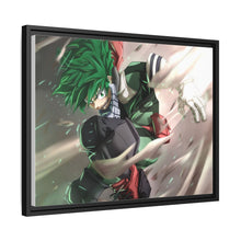 Load image into Gallery viewer, My Hero Academia Izuku Midoriya Canvas Framed Art Print
