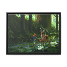Load image into Gallery viewer, Anime Princess Mononoke Canvas Framed Art Print
