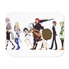 Load image into Gallery viewer, Is It Wrong To Try To Pick Up Girls In A Dungeon? Sherpa Blanket
