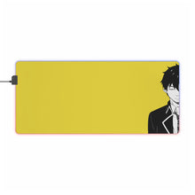 Load image into Gallery viewer, Blue Exorcist RGB LED Mouse Pad (Desk Mat)
