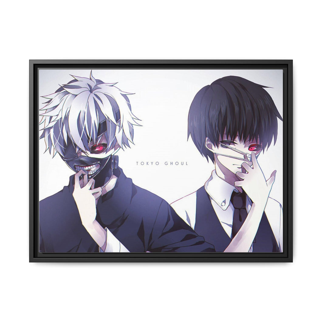 Ken Kaneki Canvas Framed Art Print