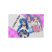 Load image into Gallery viewer, Lucky Star Konata Izumi, Kagami Hiiragi, Tsukasa Hiiragi Rug
