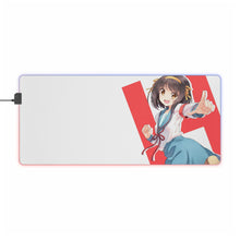 Load image into Gallery viewer, The Melancholy of Haruhi Suzumiya - Haruhi Suzumiya RGB LED Mouse Pad (Desk Mat)

