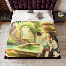 Load image into Gallery viewer, Anime Seraph of the End Sherpa Blanket
