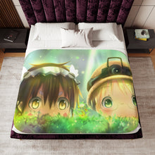 Load image into Gallery viewer, Anime Made In Abyss Sherpa Blanket
