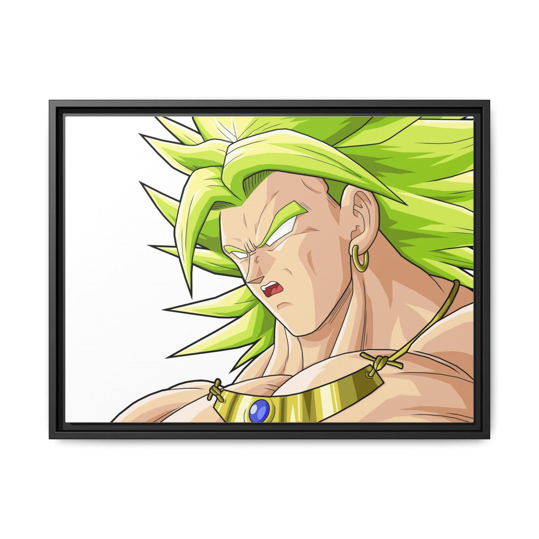 Broly SSJ Canvas Framed Art Print