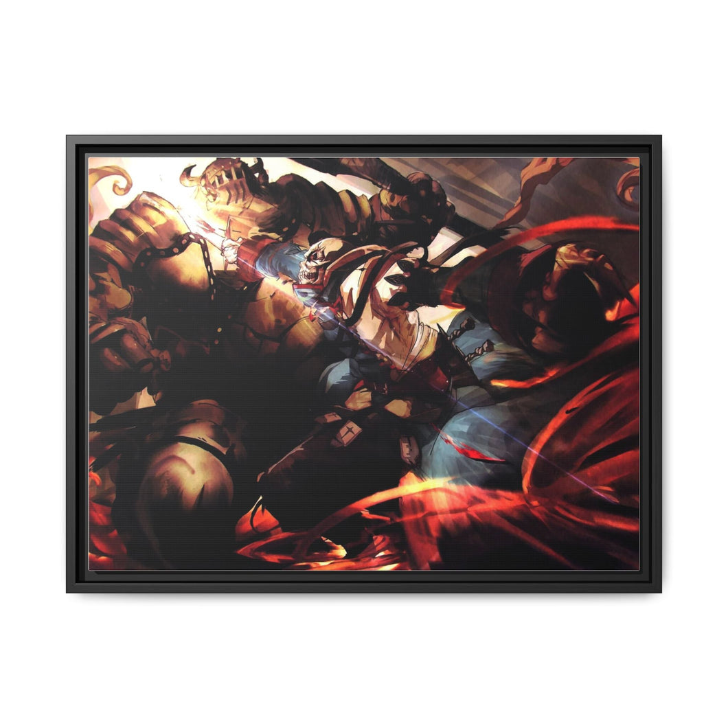 Anime Overlord Canvas Framed Art Print
