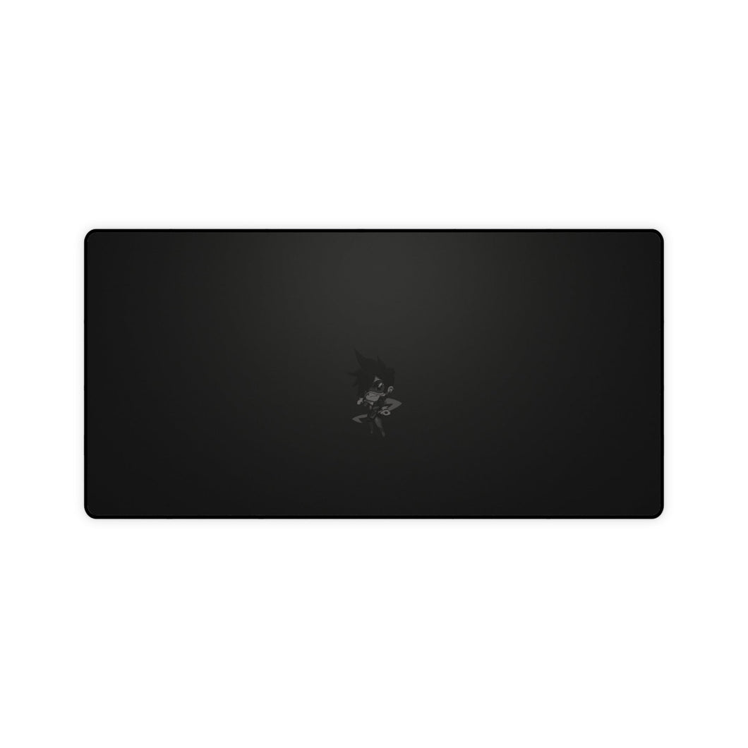 Black and White Cute Tracer Mouse Pad (Desk Mat)