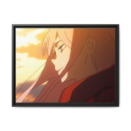 The Wind in Your Hair Canvas Framed Art Print