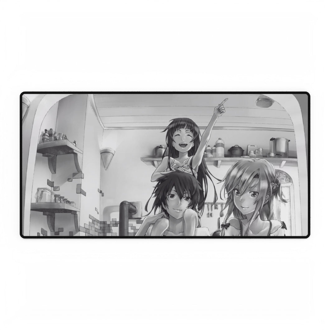 Kirito,Asuna and Yui Mouse Pad (Desk Mat)