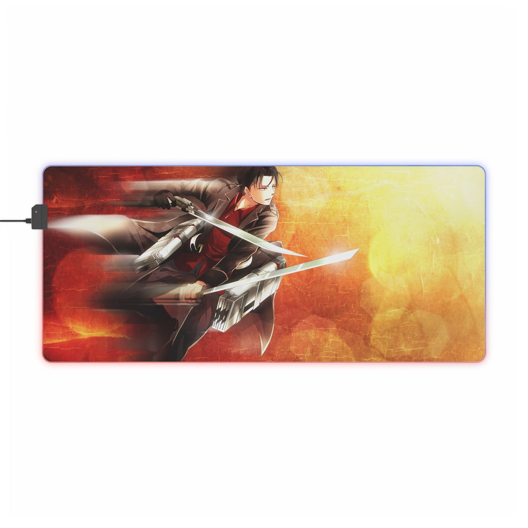 Anime Attack On Titan RGB LED Mouse Pad (Desk Mat)