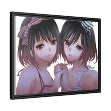 Load image into Gallery viewer, Mei and Fujioka Misaki Canvas Framed Art Print
