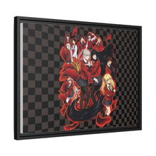 Load image into Gallery viewer, Kakegurui Yumeko Jabami, Mary Saotome, Midari Ikishima, Kirari Momobami, Yumemi Yumemite Canvas Framed Art Print
