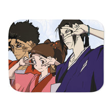 Load image into Gallery viewer, Anime Samurai Champloo Sherpa Blanket
