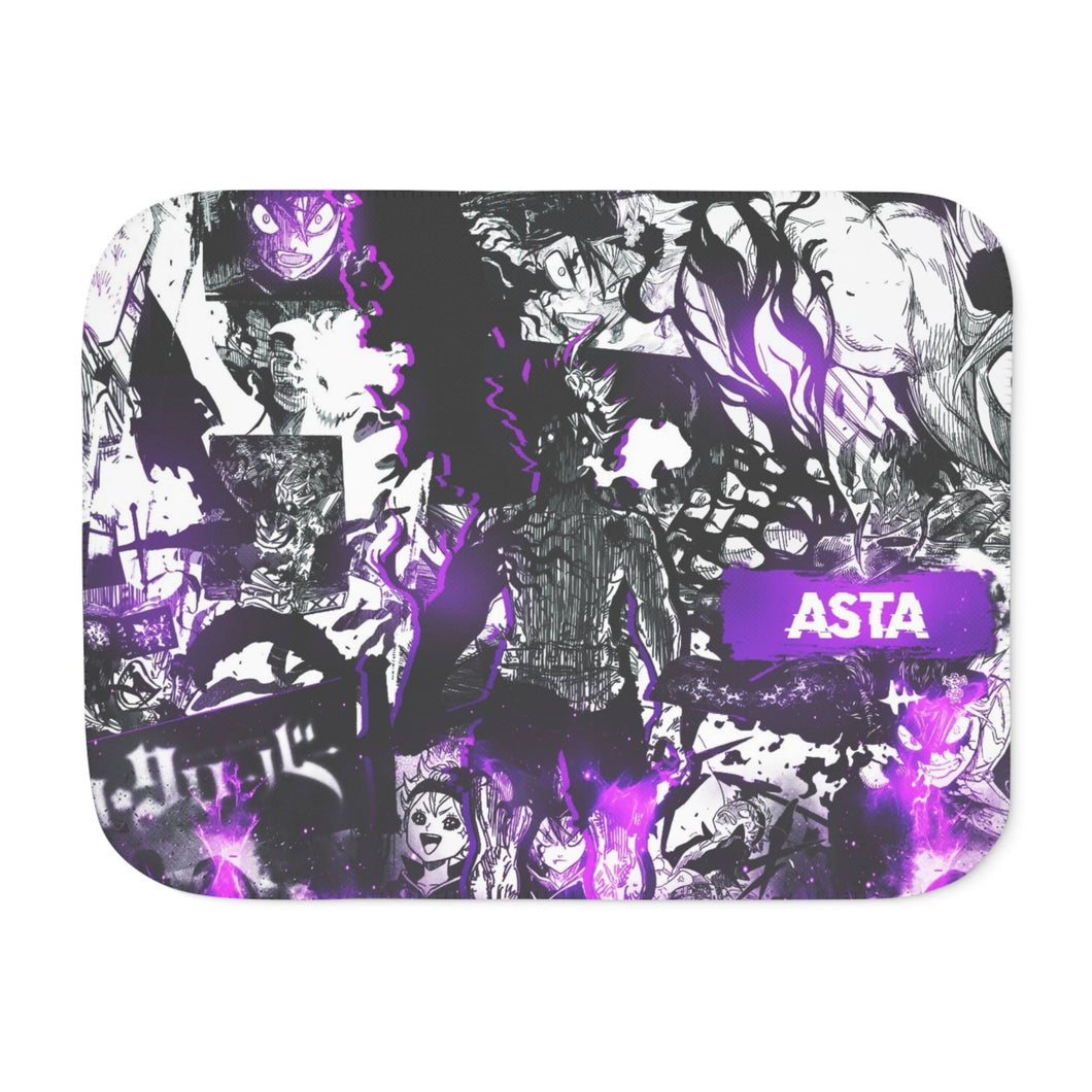 Anime Black Clover Sherpa Blanket